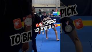 More Ankle Picks⏲️🧑‍🍳 bjj jiujitsu ibjjf takedowns [upl. by Leund612]