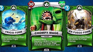 Chompy Mage Boss attacks and spells  Skylanders Battlecast [upl. by Carson]