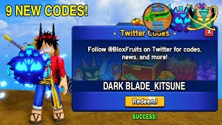 NEW ALL WORKING CODES FOR BLOX FRUITS 2024 APRIL  ROBL0X BLOX FRUITS CODES DARK BLADE [upl. by Ahsienad]