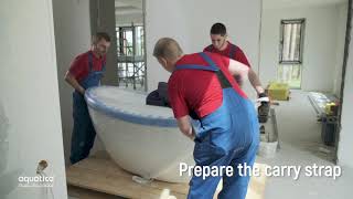 How to install a Freestanding Bathtub  North American Version [upl. by Ivanna175]