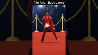 Allu Arjun jiggy dancealluarjun dance shorts [upl. by Lunneta]