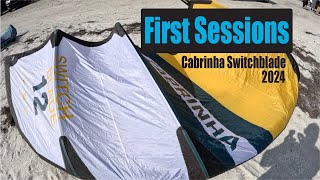 First Session on the 2024 Cabrinha Switchblade [upl. by Annaesor]