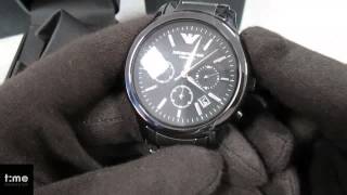 Emporio Armani AR1452 Mens Ceramica Black Watch Thetimebg [upl. by Sell822]