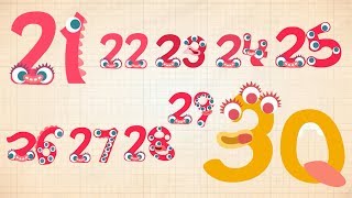 Endless Numbers  Learn to Count from 21 to 30 amp Simple Addition With the Adorable Endless Monsters [upl. by Airdni]