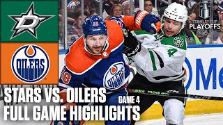 Dallas Stars vs Edmonton Oilers Game 4  NHL Western Conference Final  Full Game Highlights [upl. by Wakefield]