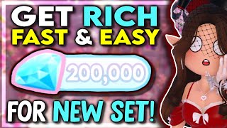 Watch this video to farm FAST for the NEW SET in ROYALE HIGH [upl. by Anir]