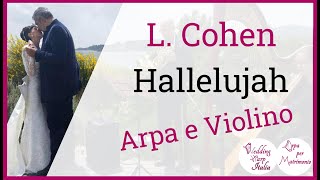 Hallelujah di Leonard Cohen  Arpa e Violino [upl. by Aisila109]