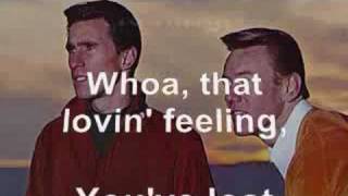 Righteous Brothers  Lost That Loving Feeling Lyrics [upl. by Agan]