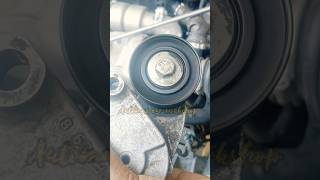 Belt tensioner pulley noise 🙄😲 mechanic shorts [upl. by Aimahs]