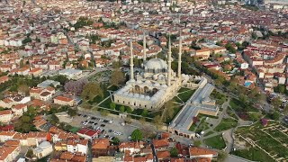 Selimiye Cami Görüntüleri  Selimiye Mosque in 4K  Edirne Drone [upl. by Ahsenak248]