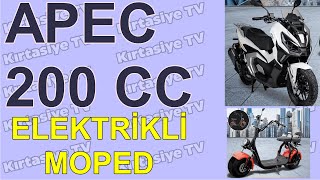 APEC 200 CC BENZİNLİ MOTOSİKLET  VOLTA ELEKTRİKLİ MOPED 12 EYLÜL 2024 A101 [upl. by Narmis]