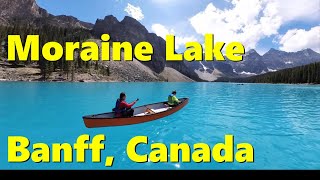 Moraine Lake  Banff National Park Canada [upl. by Darsie665]