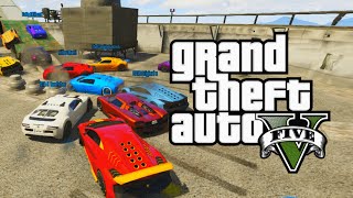 SO MANY CAAARS GTA 5 Stream Funny Moments [upl. by Enida478]