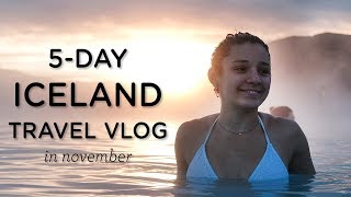 5DAY ICELAND TRAVEL GUIDE ‣‣ Iceland Vlog November [upl. by Sualocin]