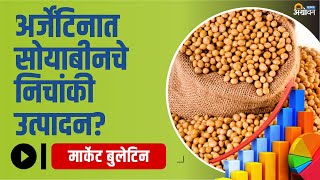 Argentina मधील Soybean Production निचांकी राहण्याची शक्यता  Agrowon Soybean Rates  ॲग्रोवन [upl. by Aliekat178]