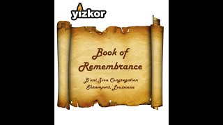 Yom Kippur 5784 MemorialYizkor Service September 25 2022 [upl. by Ayokal]