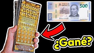 ¿Es posible Ganar la Lotería Invirtiendo solo 500 PESOS  Boletos Rasca y Gana [upl. by Anneuq996]