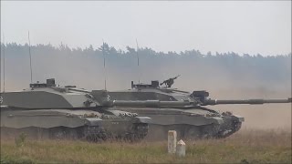 British German and Polish Tanks Train Together During Exercise Dragon 15 [upl. by Enawyd]