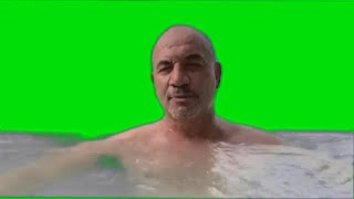 Temuera Morrison enjoys the polynesian spa green screen [upl. by Waine]