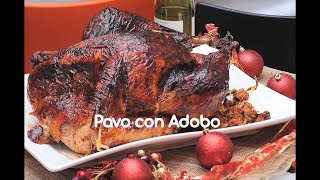 Pavo cocido al vapor y horneado con adobo [upl. by Martinic920]