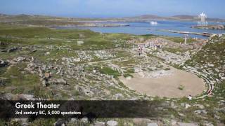 Greece Delos Island  Birthplace of Apollo [upl. by Ahseiyn]