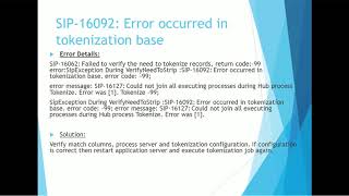 Informatica MDM 10 Tutorial – Issues and Errors in MDM [upl. by Eenahs]