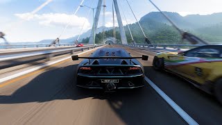 SONUNCULUKTAN PODYUMA LAMBORGHINI ELEMENTO ile EN UZUN YARIŞ  Forza Horizon 5 Goliath [upl. by Doi]