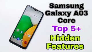 Samsung Galaxy A03 Core Top 5 Hidden Features  Samsung Galaxy A03 Core TipsTricks 🔥🔥🔥 [upl. by Einnov]