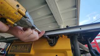 Dewalt table saw fence movement fix [upl. by Ebonee120]