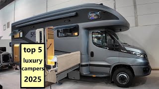 Top 5 luxury campers for 2025 [upl. by Aeel]