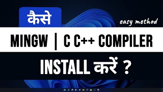 Learn how to install a C C compiler on Windows  Hindi Tutorial [upl. by Etsirk]