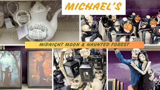 Michael’s Haunted Forest Midnight Moon Collection halloweendecor trending browsewithme shopping [upl. by Groscr828]