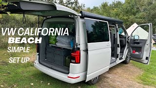 VW California Beach Campsite setup Guide [upl. by Ennairoc]