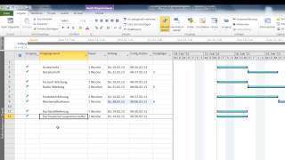 MS Project 2010 Grundkurs  Verknüpfungsmöglichkeiten in HD [upl. by Lindon]