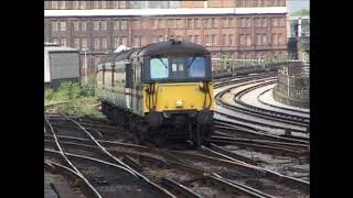 Trains pass Wandsworth Road 17 September 1998 [upl. by Kyne708]