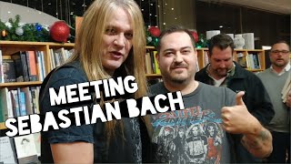 Meeting Sebastian Bach  18 And Life On Skid Row Book Signing [upl. by Oicnedif352]