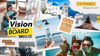 How to Create a Digital Vision Board  PicsArt Tutorial [upl. by Shute]