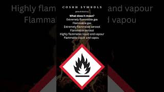 flammable COSHH symbol [upl. by Eixid]