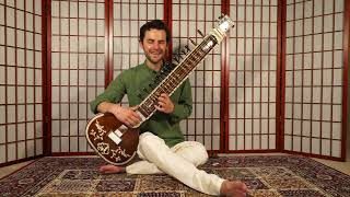 18 Learn Raga Puriya Dhanashree on Sitar How to play Puriya Dhanashri sitar Sargam in Rupak taal [upl. by Kori]