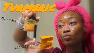 How I Calmed Inflamed Skin With Turmeric Mask  Calming Inflamed and Irritated Skin With Turmeric [upl. by Lrub]