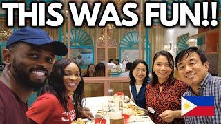 Fun Lunch with Filipino Friends  Capitol Commons  ORTIGAS  Philippines Vlog [upl. by Litsyrk320]