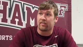 Joe Moorhead Michael Nebrich and Brett Biestek  Fordham Football 10314 [upl. by Lamoree321]