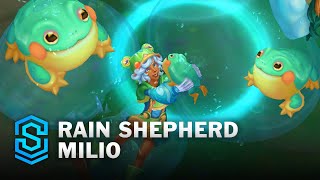 Rain Shepherd Milio Skin Spotlight  PreRelease  PBE Preview  League of Legends [upl. by Enajharas]