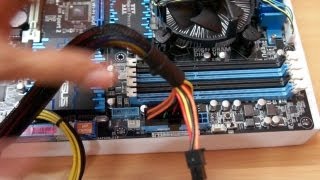 Connecting SMPS installing RAM  SSD on your motherboard [upl. by Augustine]