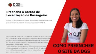 Formulário para entrar em Portugal  preencha o Cartão de Localização de Passageiro [upl. by Intosh]