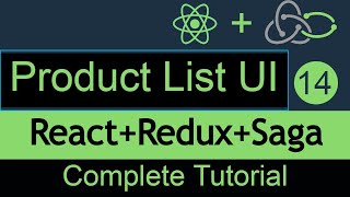 React redux saga 14 Product List UI with API data reactsaga [upl. by Nevsa885]