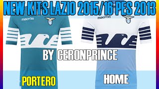 NEW KITS LAZIO 20152016  PES 2013   DESCARGA [upl. by Airb]