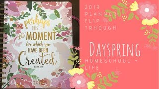 DAYSPRING 2019 PLANNER FLIP THROUGHHOMESCHOOLLIFE [upl. by Tnilf700]