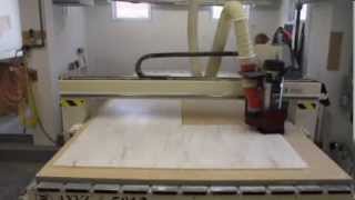 Corian Countertop  CNC and Seaming Process [upl. by Daahsar]