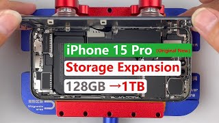 iPhone 15 Pro Storage Expansion  128GB To 1TB [upl. by Revlis]